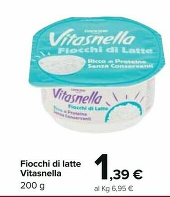 Carrefour Market Vitasnella Fiocchi Di Latte offerta