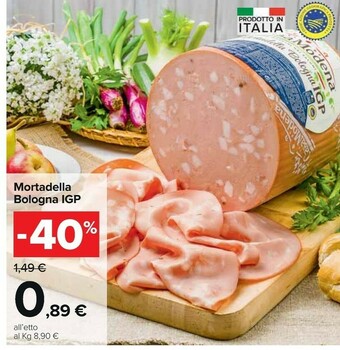 Carrefour Market Casa Modena Mortadella Bologna Igp offerta