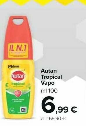 Carrefour Market Autan Tropical Vapo offerta