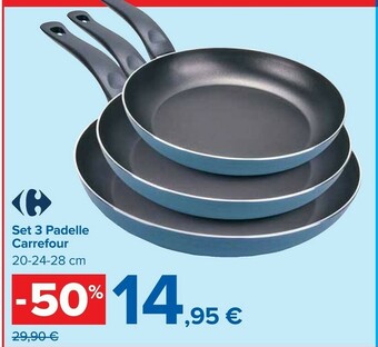 Carrefour Set 3 Padelle