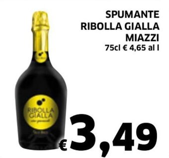 Ecu Discount Spumante Ribolla Gialla Miazzi 75 cl offerta