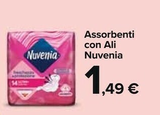 Carrefour Market Nuvenia Assorbenti Con Ali offerta