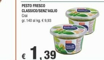 Crai Pesto offerta
