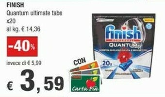 Crai Finish Detersivo lavastoviglie offerta
