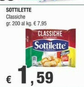 Crai Sottilette offerta
