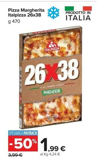 Carrefour Italpizza Pizza Margherita offerta