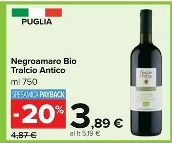 Tralcio antico Negroamaro Bio