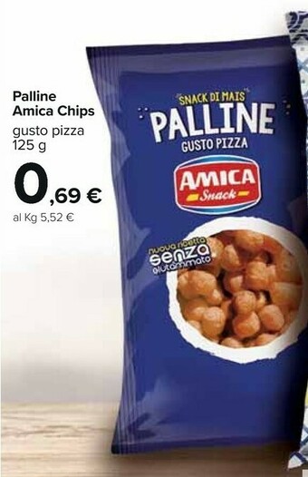 Carrefour Amica chips Palline offerta