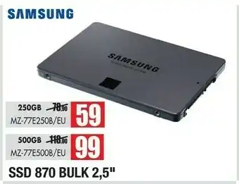 Vobis Samsung Samsung SSD 870 Bulk 2,5 offerta