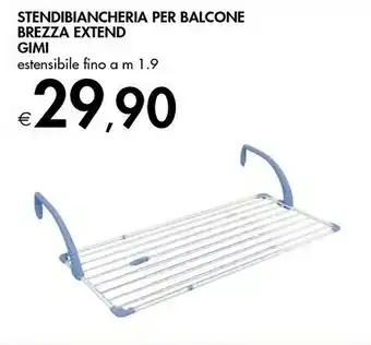 Bennet Gimi BREZZA EXTEND Griglia Montata A Muro Blu, Bianco offerta