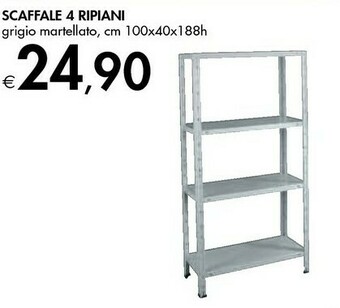 Bennet Scaffale 4 Ripiani offerta