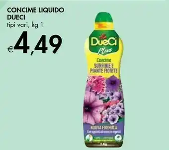 Bennet Dueci Concime Liquido Piante Verdi Plus 1 Kg offerta