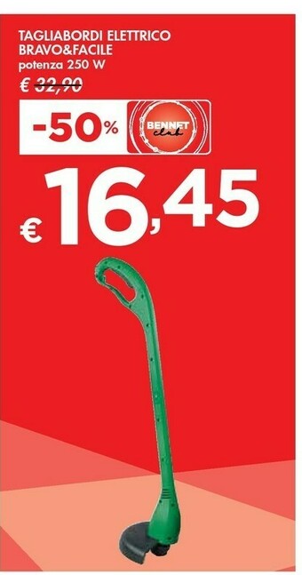 Bennet Tagliabordi Elettrico Bravo&facile offerta