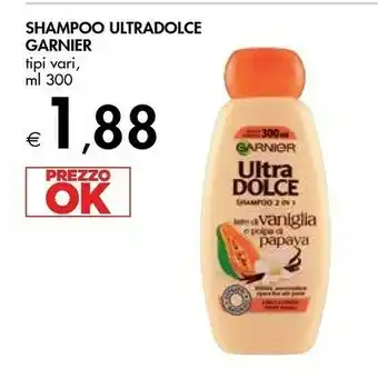 Bennet Garnier Shampoo Ultradolce 300ml offerta