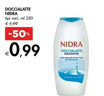 Bennet Nidra Doccialatte offerta
