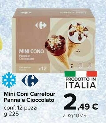 Carrefour Market Mini Coni Carrefour Panna E Cioccolato offerta