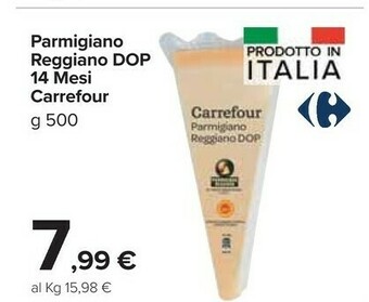 Carrefour Market Parmigiano Reggiano Dop 14 Mesi offerta