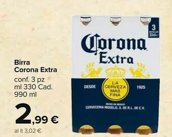 Carrefour Market Corona Extra Birra offerta