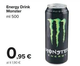 Carrefour Market Monster Energy drink offerta