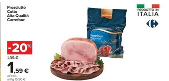 Carrefour Market Carrefour - Prosciutto Cotto Di Alta Qualità offerta