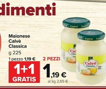 Carrefour Market Calvè Maionese Classica offerta