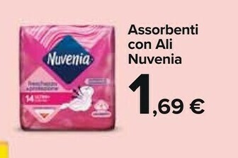 Carrefour Market Nuvenia Assorbenti Con Ali offerta