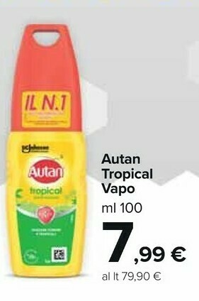 Carrefour Autan Tropical Vapo offerta