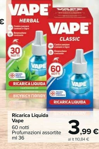 Carrefour Vape Ricarica Liquida offerta