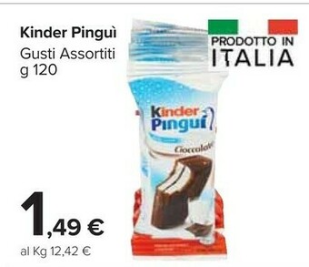 Carrefour Kinder Pinguì offerta