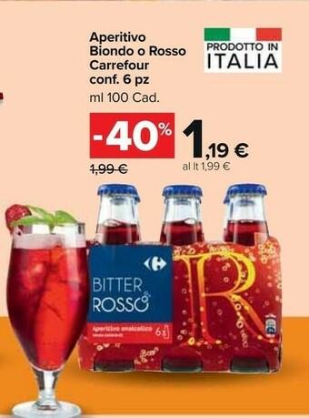 Carrefour Carrefour Aperitivo Biondo O Rosso offerta