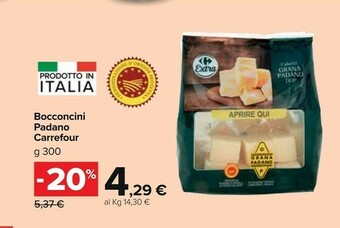 Carrefour Carrefour Bocconcini Padano offerta