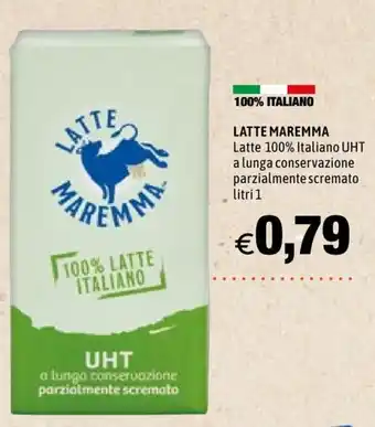 Latte Maremma Latte 100% Italiano UHT 1 litri