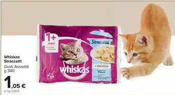 Carrefour Whiskas Straccetti offerta
