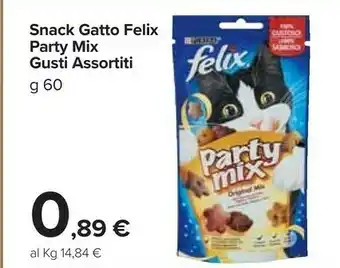 Carrefour Felix Party Mix Original 60 G offerta