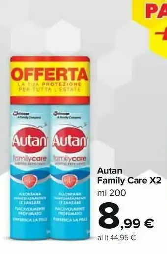 Carrefour Ariete Autan Family Care offerta