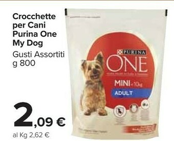Carrefour Purina One Crocchette Per Cani offerta