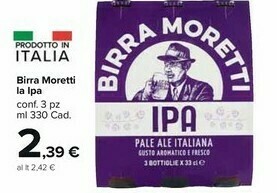 Carrefour Market Moretti Birra Ia Ipa offerta