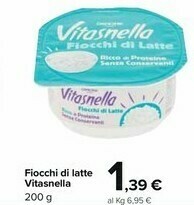 Carrefour Market Vitasnella Fiocchi Di Latte offerta