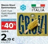 Carrefour Market Sammontana Stecco Gruvi offerta