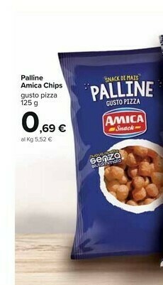 Carrefour Market Amica chips Palline offerta