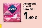 Carrefour Market Nuvenia Assorbenti Con Ali offerta