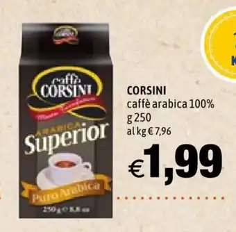 Corsini Caffè arabica 100% 250 g
