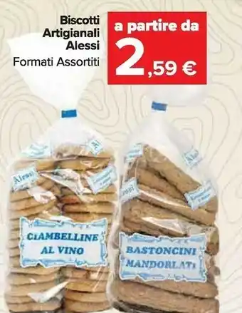 Carrefour Market Alessi - Biscotti All'Uovo 400 G(ml) offerta