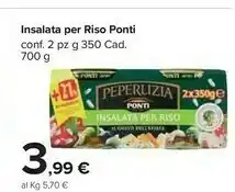 Carrefour Ponti Insalata Per Riso Light Peperlizia 350 G(ml) offerta