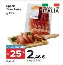 Carrefour Speck Take Away offerta