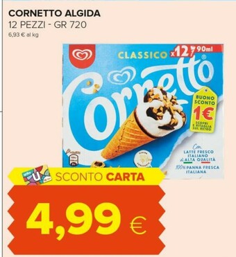 Tigre Algida Cornetto offerta