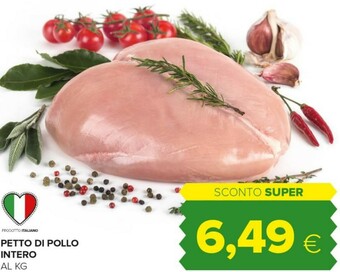 Tigre Petto Di Pollo Intero offerta