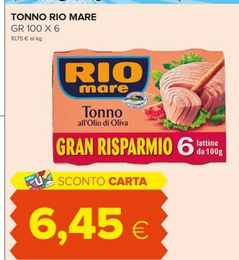 Tigre Rio Mare Tonno Rio mare offerta