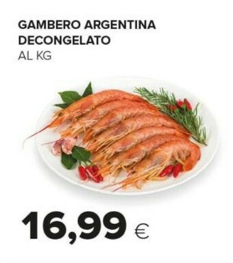 Tigre Gambero Argentina Decongelato offerta