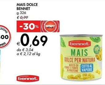 Bennet Bennet Mais Dolce offerta